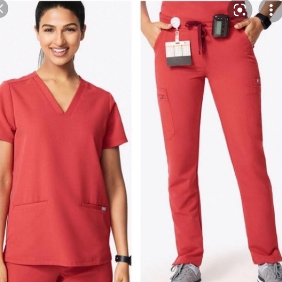 Figs clay casma rare color Yola scrub pants in medium tall - Picture 1 of 3